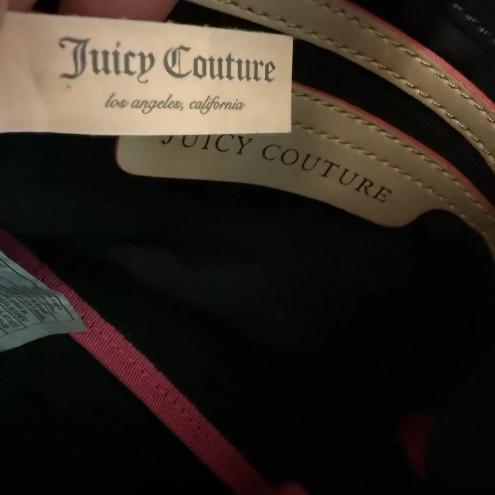 Juicy Couture Vintage Navy Quilted Studded Bag with Gold Accents EUC - Picture 11 of 12